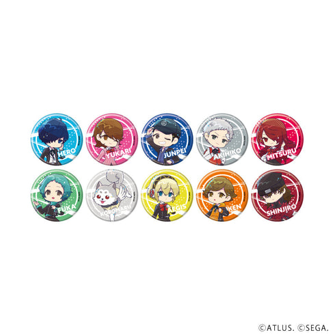 『ペルソナ3 リロード』缶バッジ『ペルソナ3 リロード』02/コンプリートセット(全10種)(POP Artイラスト)